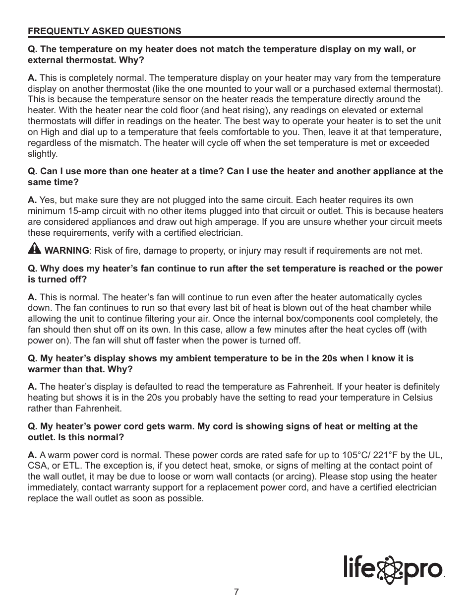 Lifesmart LS1001HH User Manual | Page 7 / 15