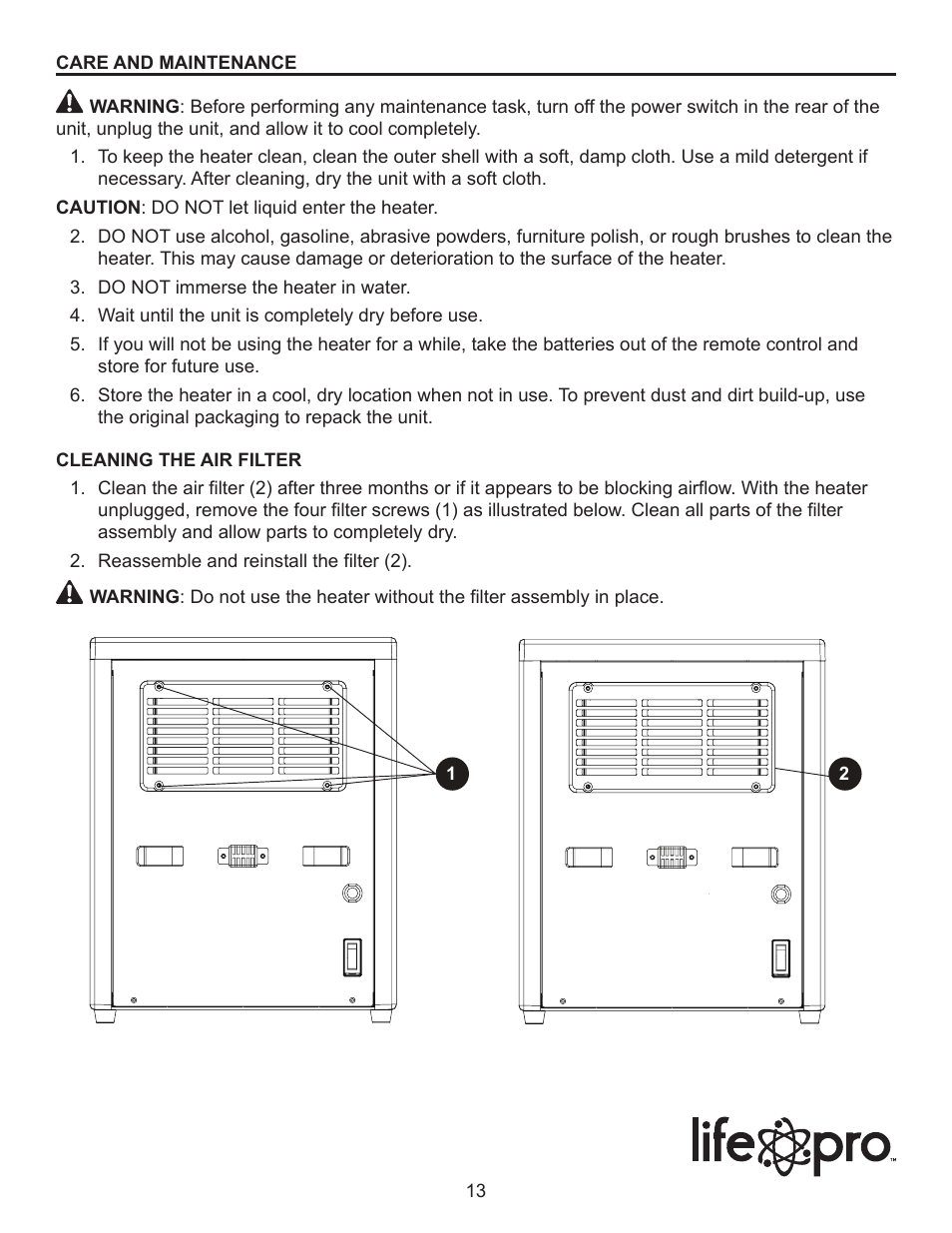 Lifesmart S-2PC-1000B User Manual | Page 13 / 15