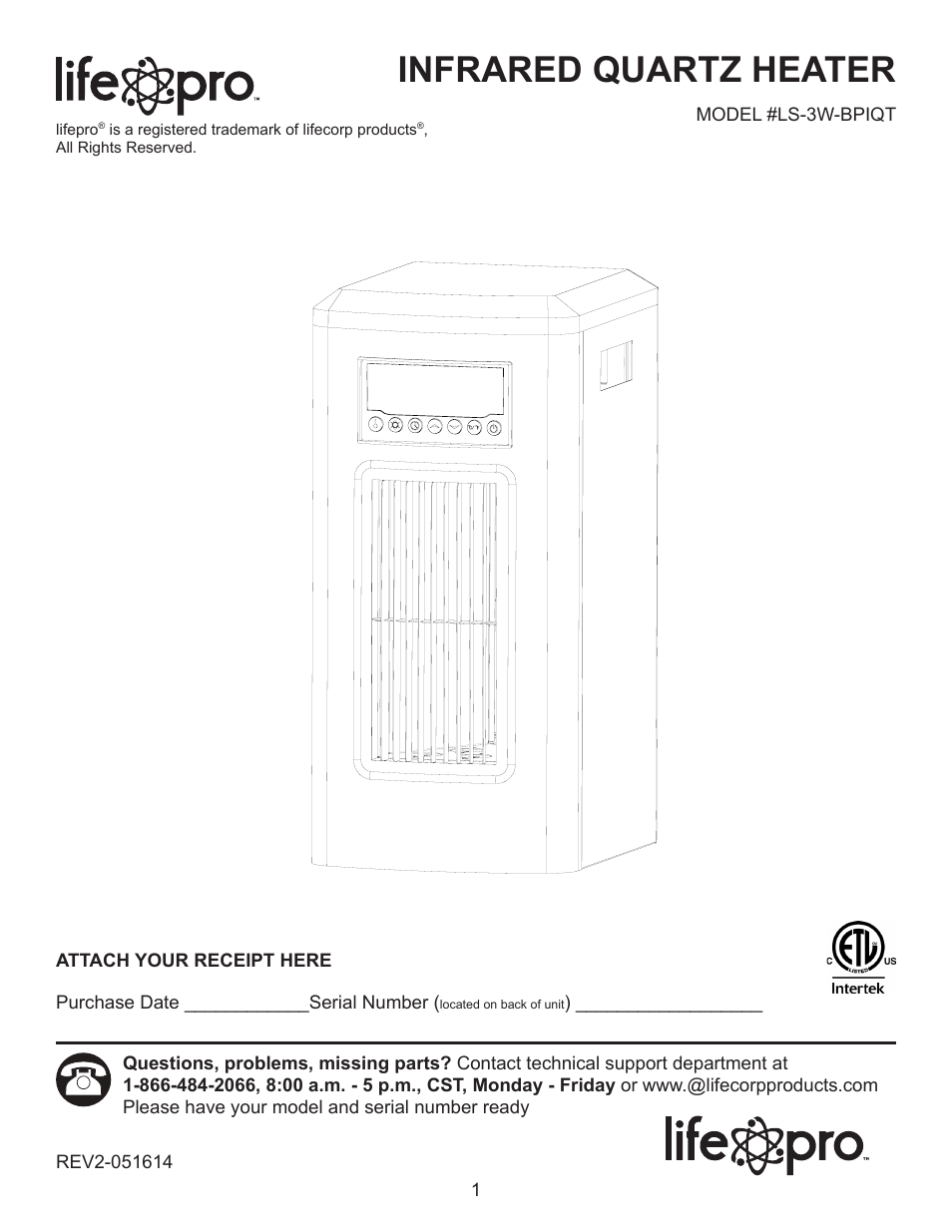 Lifesmart LS-3W-BPIQT User Manual | 15 pages