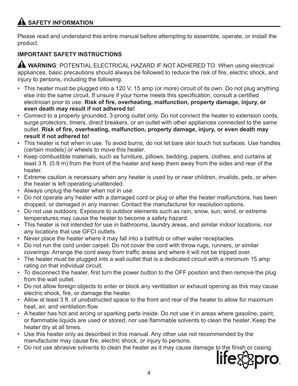 Lifesmart LS-3W-BPIQT User Manual | Page 4 / 15