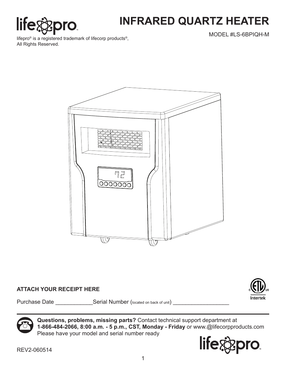 Lifesmart LS-6BPIQH-M User Manual | 15 pages