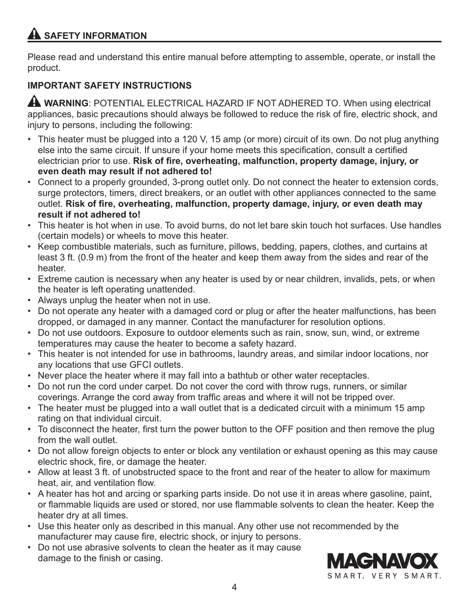 Lifesmart MH-1500 User Manual | Page 4 / 15