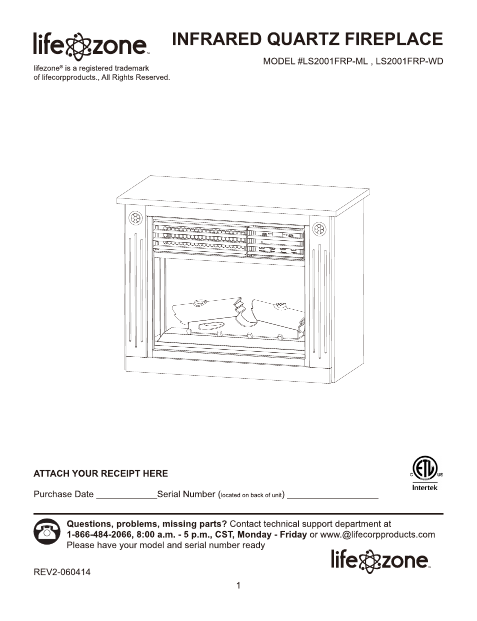 Lifesmart LS2001FRP-WD User Manual | 15 pages