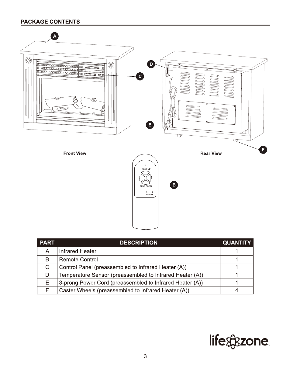 Lifesmart LS2001FRP-WD User Manual | Page 3 / 15