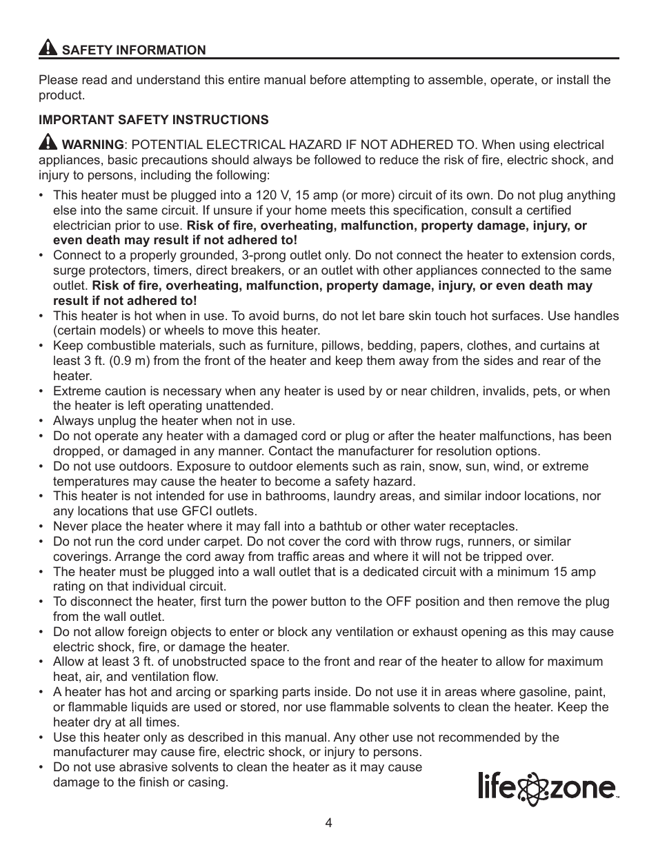 Lifesmart LS2001FRP-WD User Manual | Page 4 / 15