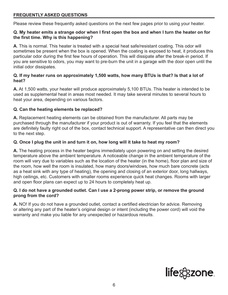 Lifesmart LS2001FRP-WD User Manual | Page 6 / 15