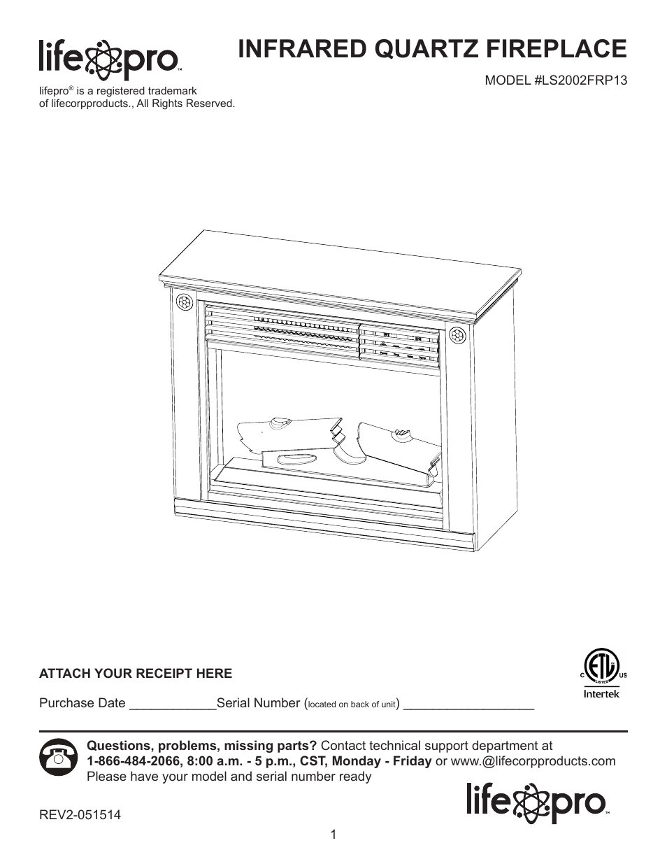 Lifesmart LS2002FRP13 User Manual | 15 pages