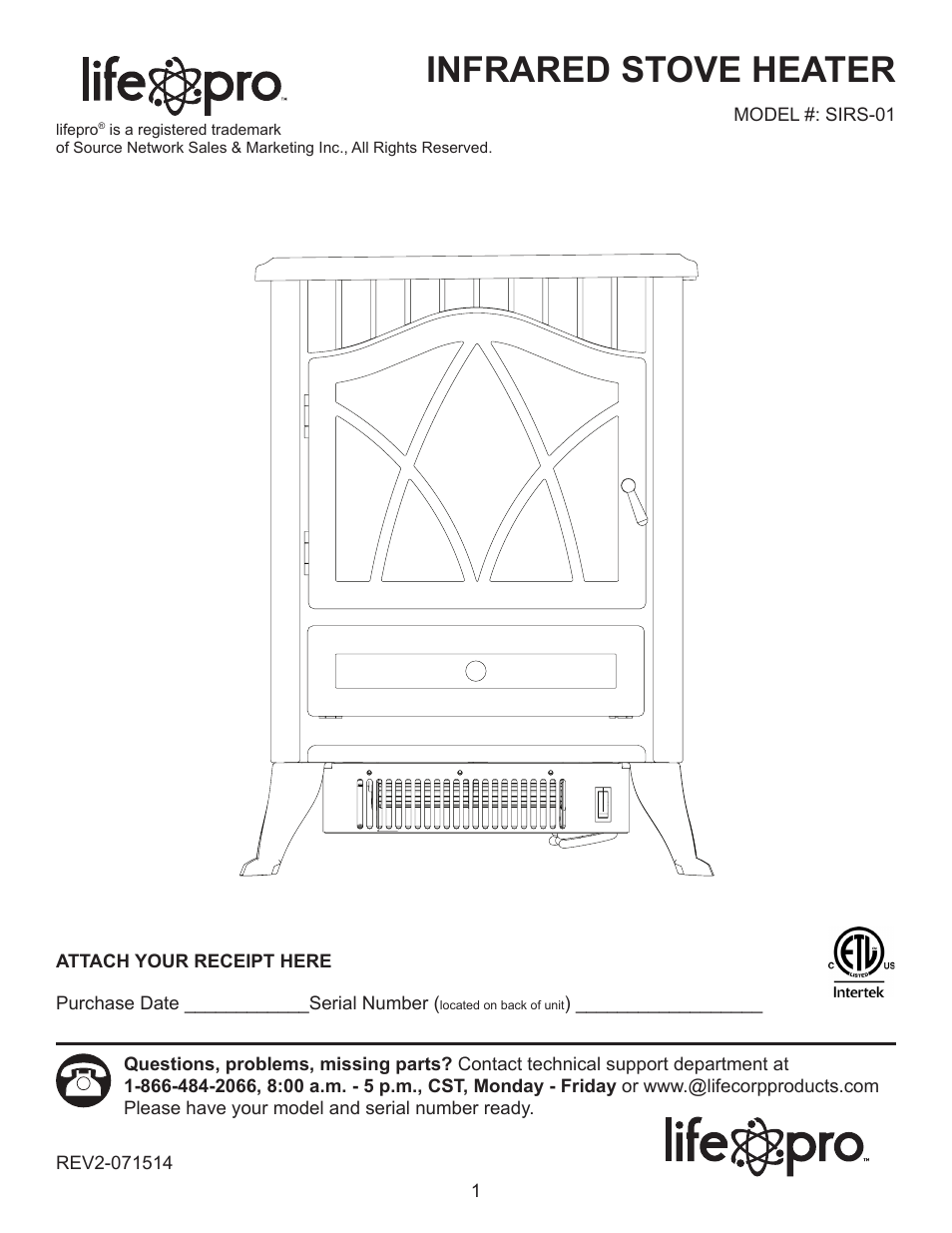 Lifesmart SIRS-01 User Manual | 13 pages