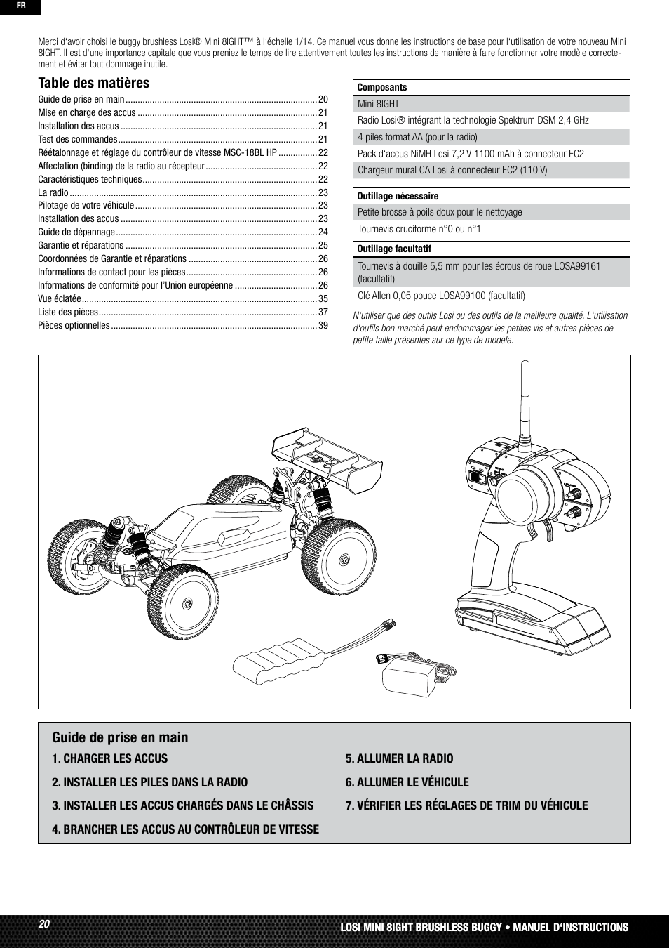 Losi LOSB0224T2 User Manual | Page 20 / 40