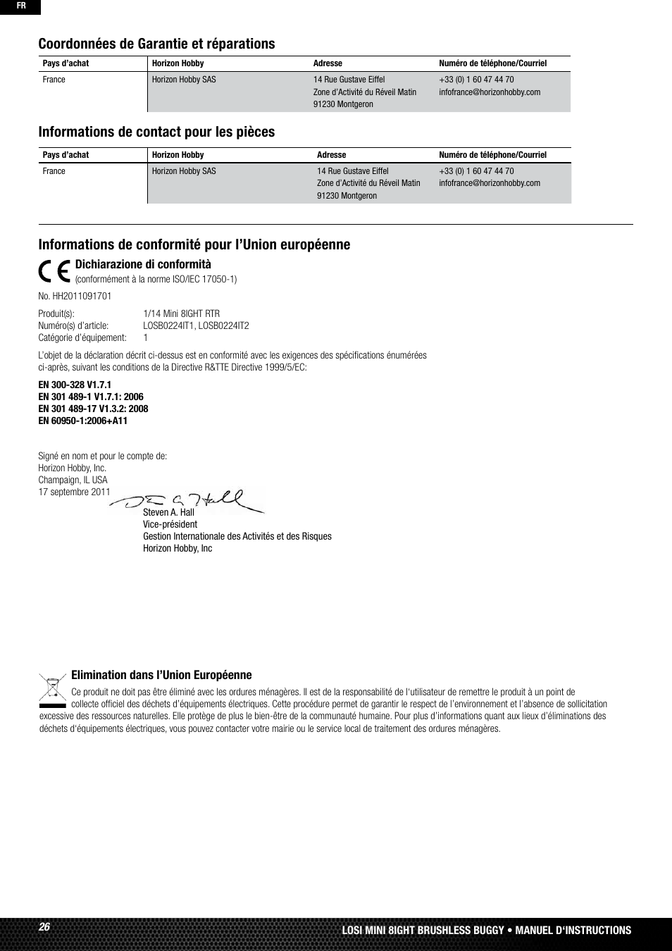 Losi LOSB0224T2 User Manual | Page 26 / 40