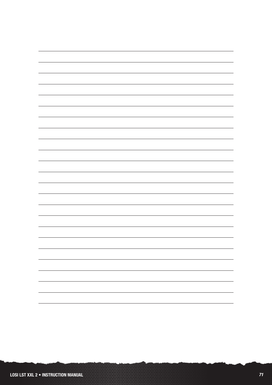 Losi LOS04002 User Manual | Page 29 / 30