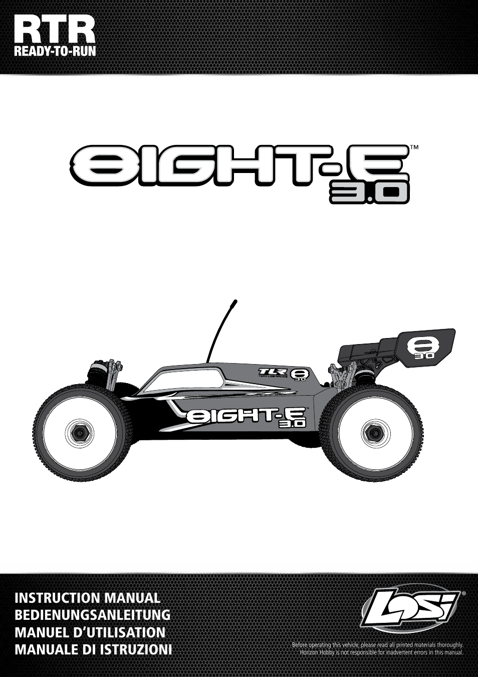 Losi LOS04003 User Manual | 10 pages