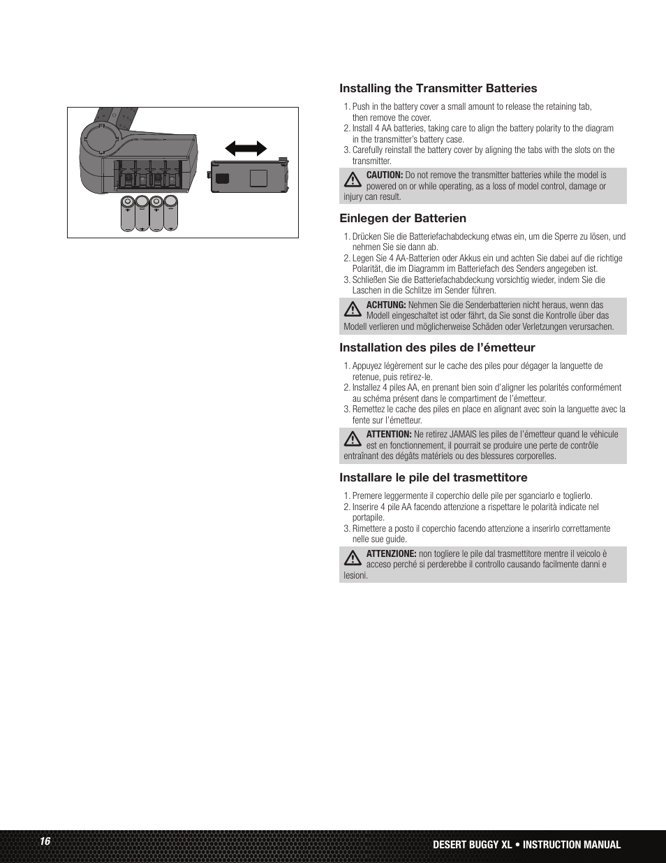 Losi LOS05001 User Manual | Page 16 / 86