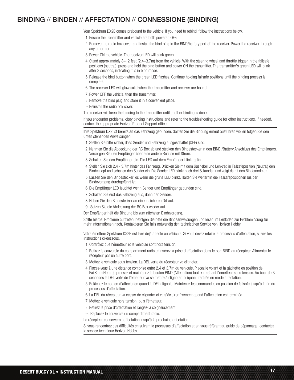 Losi LOS05001 User Manual | Page 17 / 86