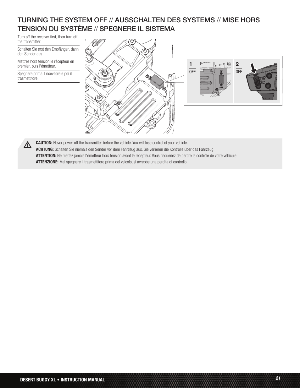 Losi LOS05001 User Manual | Page 21 / 86