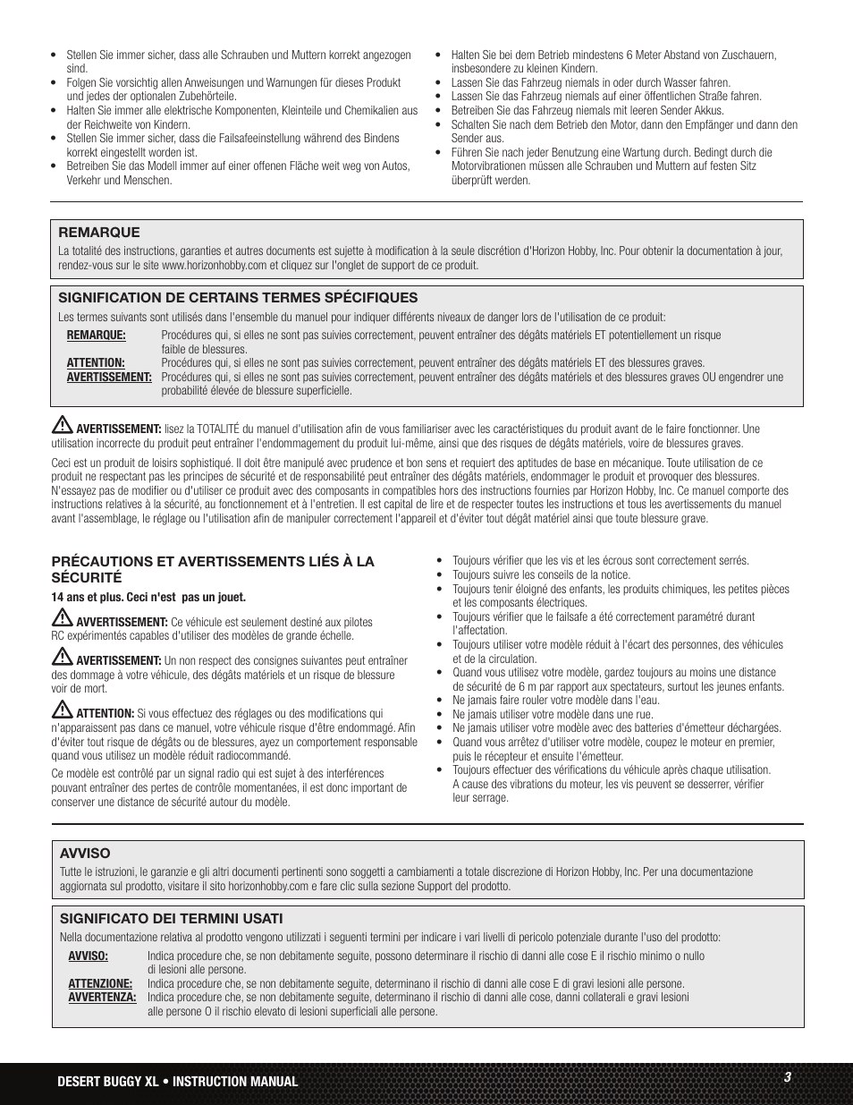 Losi LOS05001 User Manual | Page 3 / 86