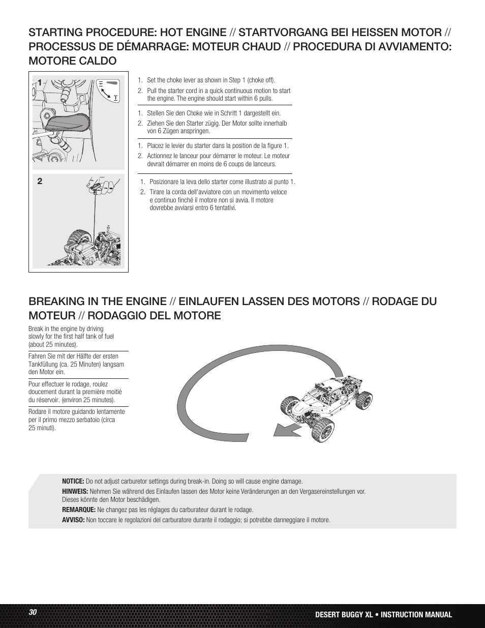 Losi LOS05001 User Manual | Page 30 / 86