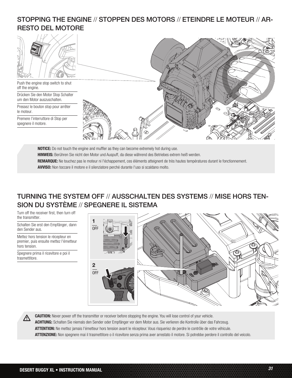 Losi LOS05001 User Manual | Page 31 / 86