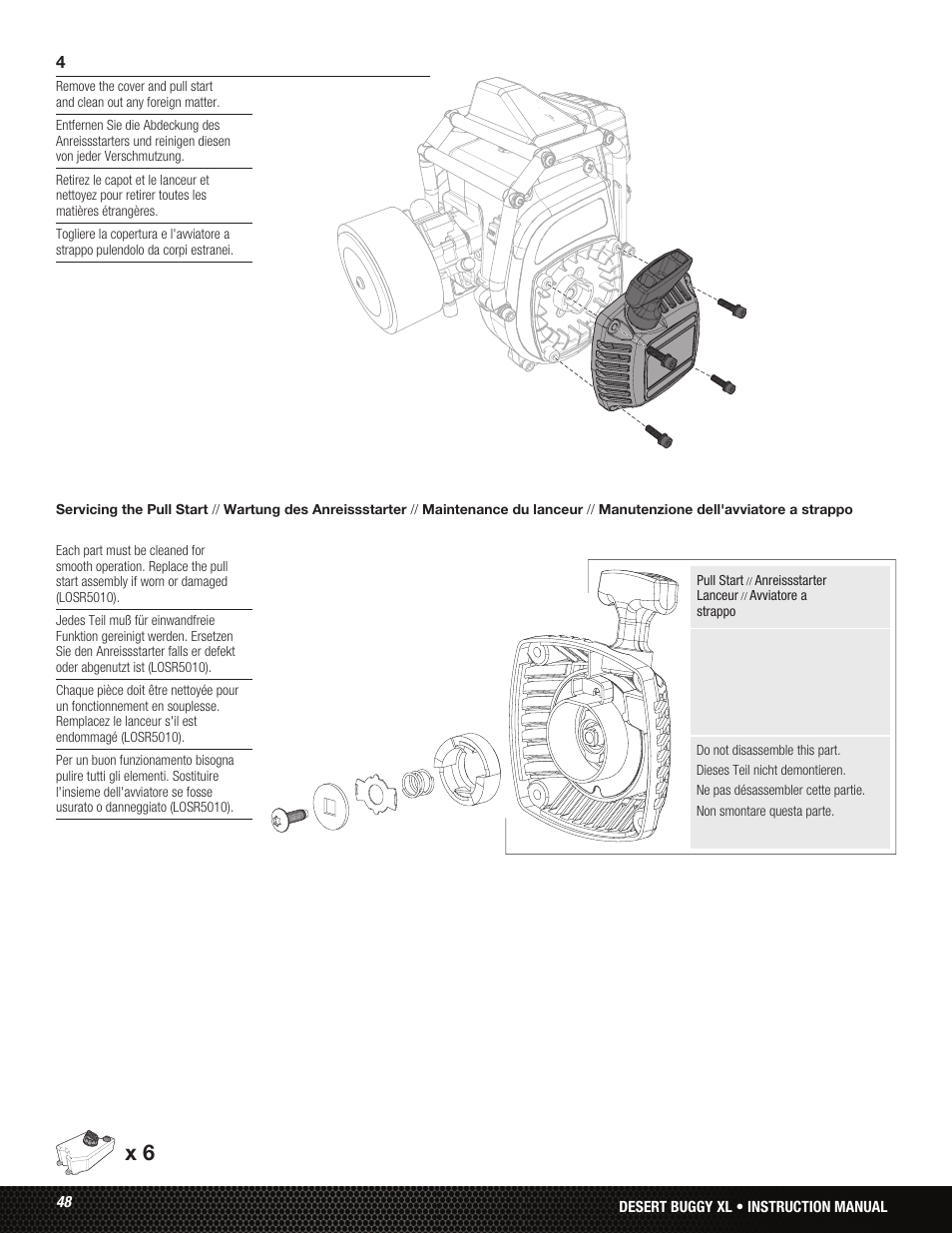 Losi LOS05001 User Manual | Page 48 / 86