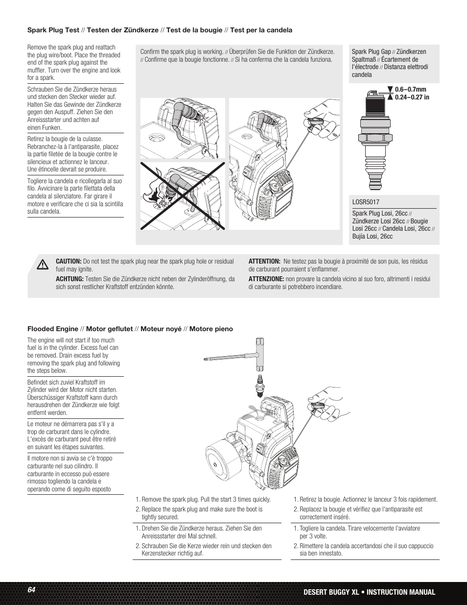 Losi LOS05001 User Manual | Page 64 / 86