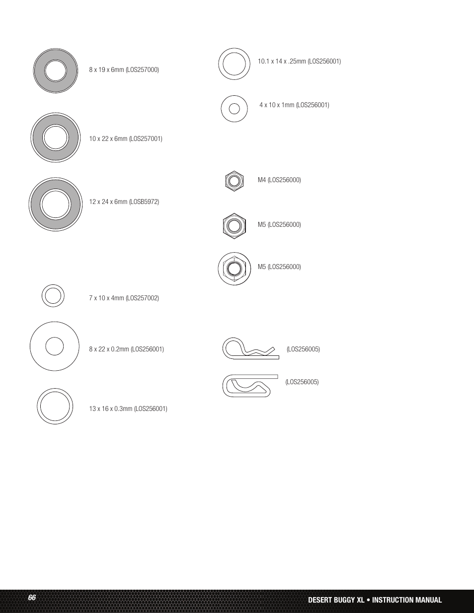 Losi LOS05001 User Manual | Page 66 / 86