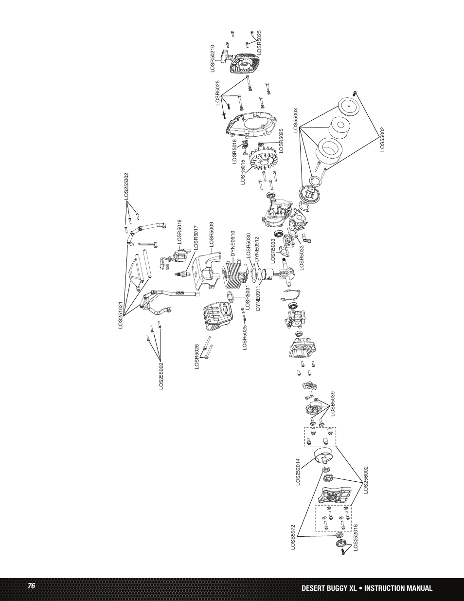 Pp too tp t | Losi LOS05001 User Manual | Page 76 / 86