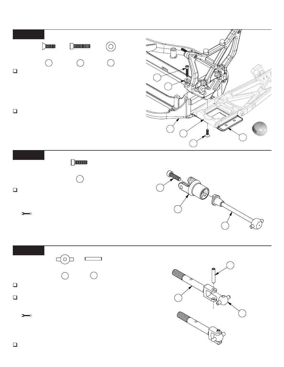 Bag c (continued) | Losi LOSA0095 Manual User Manual | Page 13 / 40