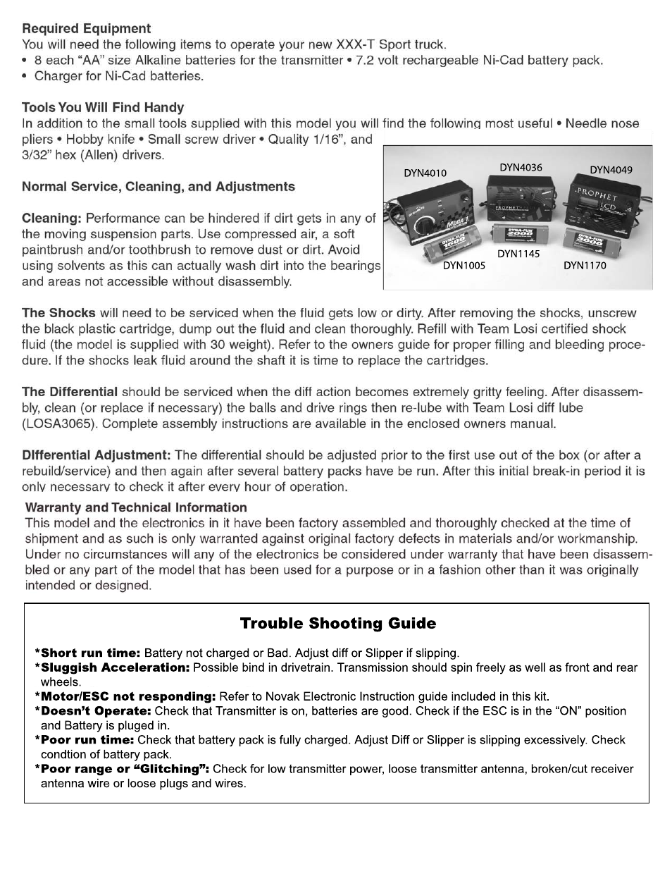 Losi LOSA0096 Start-up Guide User Manual | Page 2 / 4