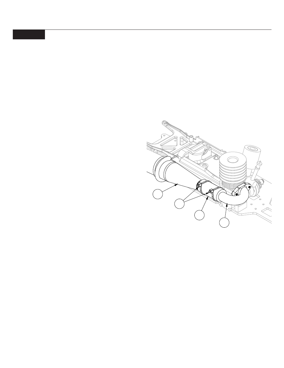 Engine installation, Continued) | Losi LOSA0881 User Manual | Page 41 / 64