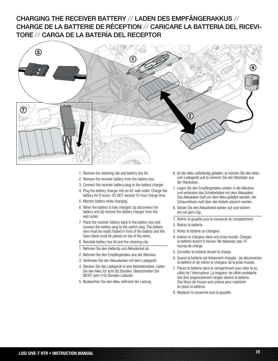 Losi LOSB0019WHTBD User Manual | Page 15 / 96