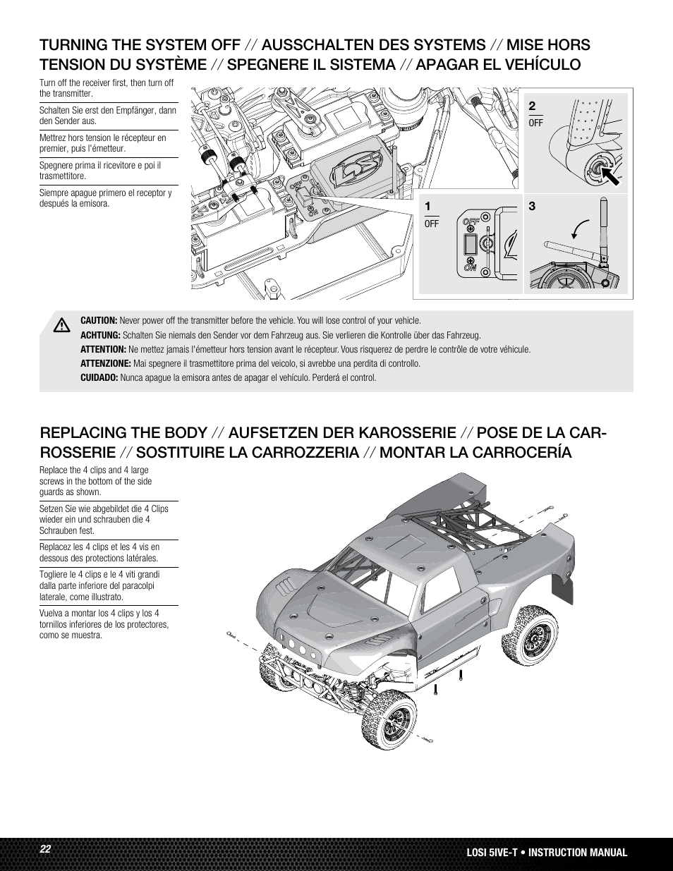 Losi LOSB0019WHTBD User Manual | Page 22 / 96