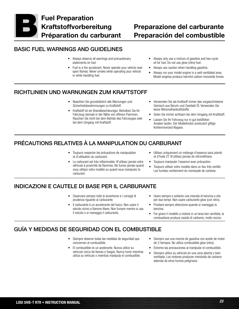 Losi LOSB0019WHTBD User Manual | Page 23 / 96