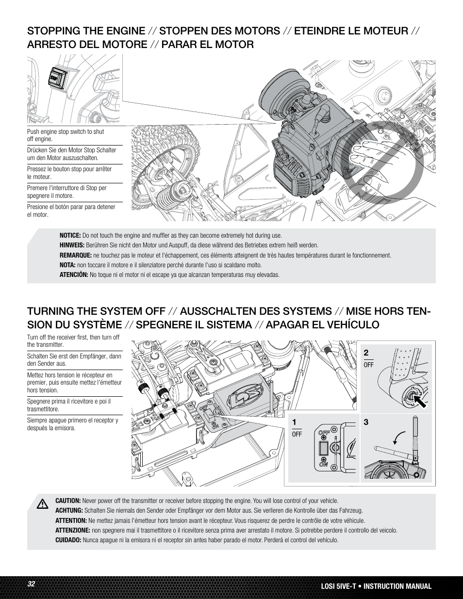 Losi LOSB0019WHTBD User Manual | Page 32 / 96
