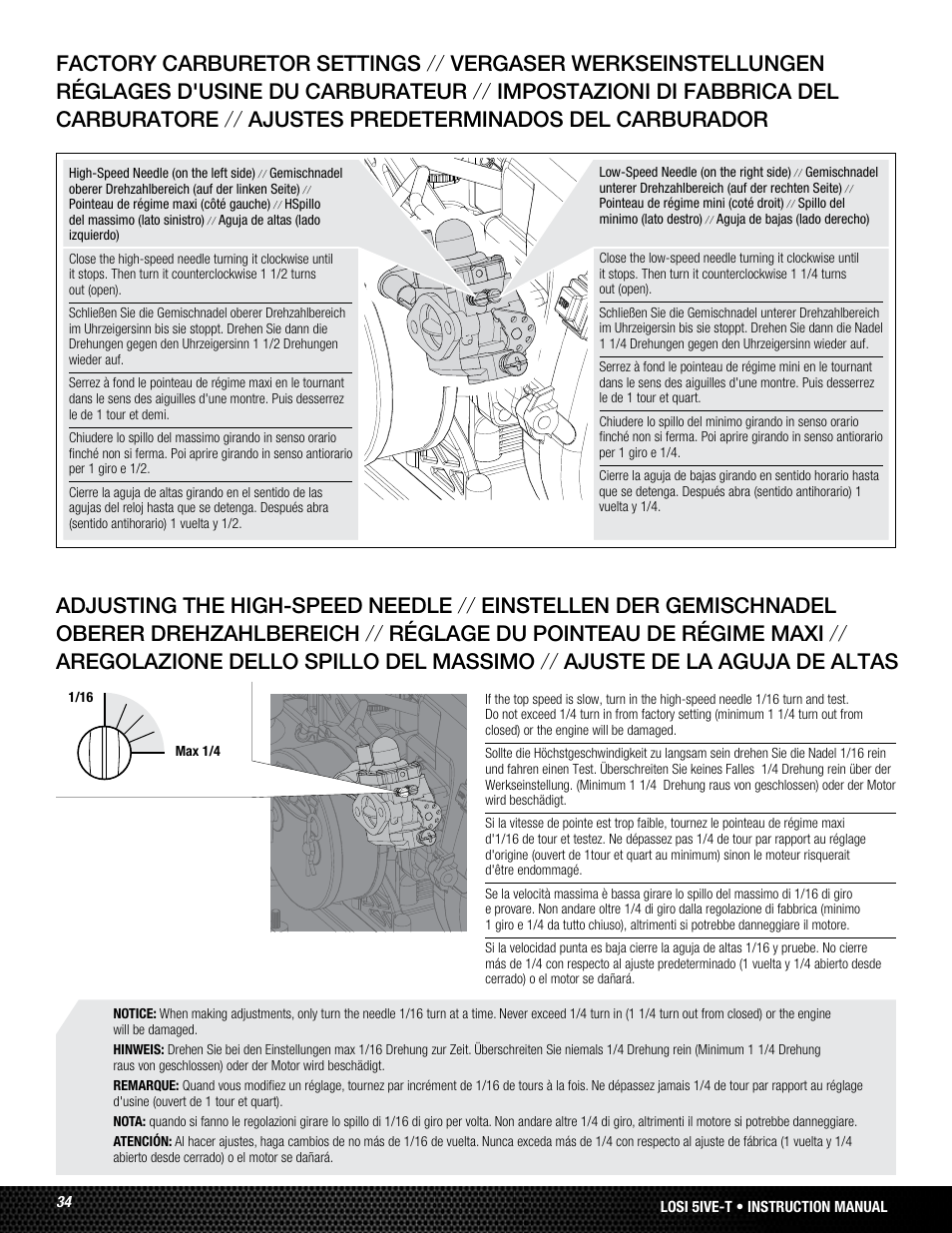 Losi LOSB0019WHTBD User Manual | Page 34 / 96