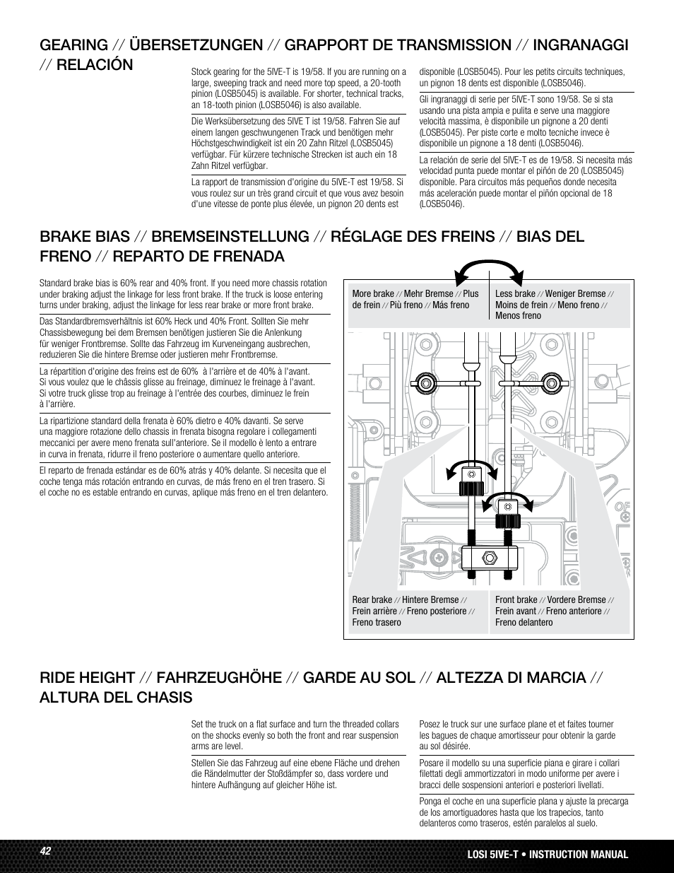 Losi LOSB0019WHTBD User Manual | Page 42 / 96