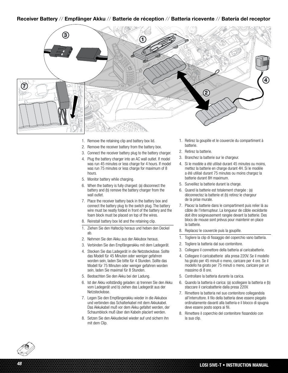 Losi LOSB0019WHTBD User Manual | Page 48 / 96