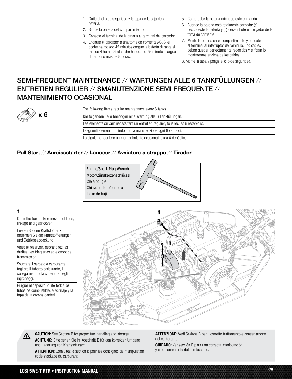 Losi LOSB0019WHTBD User Manual | Page 49 / 96