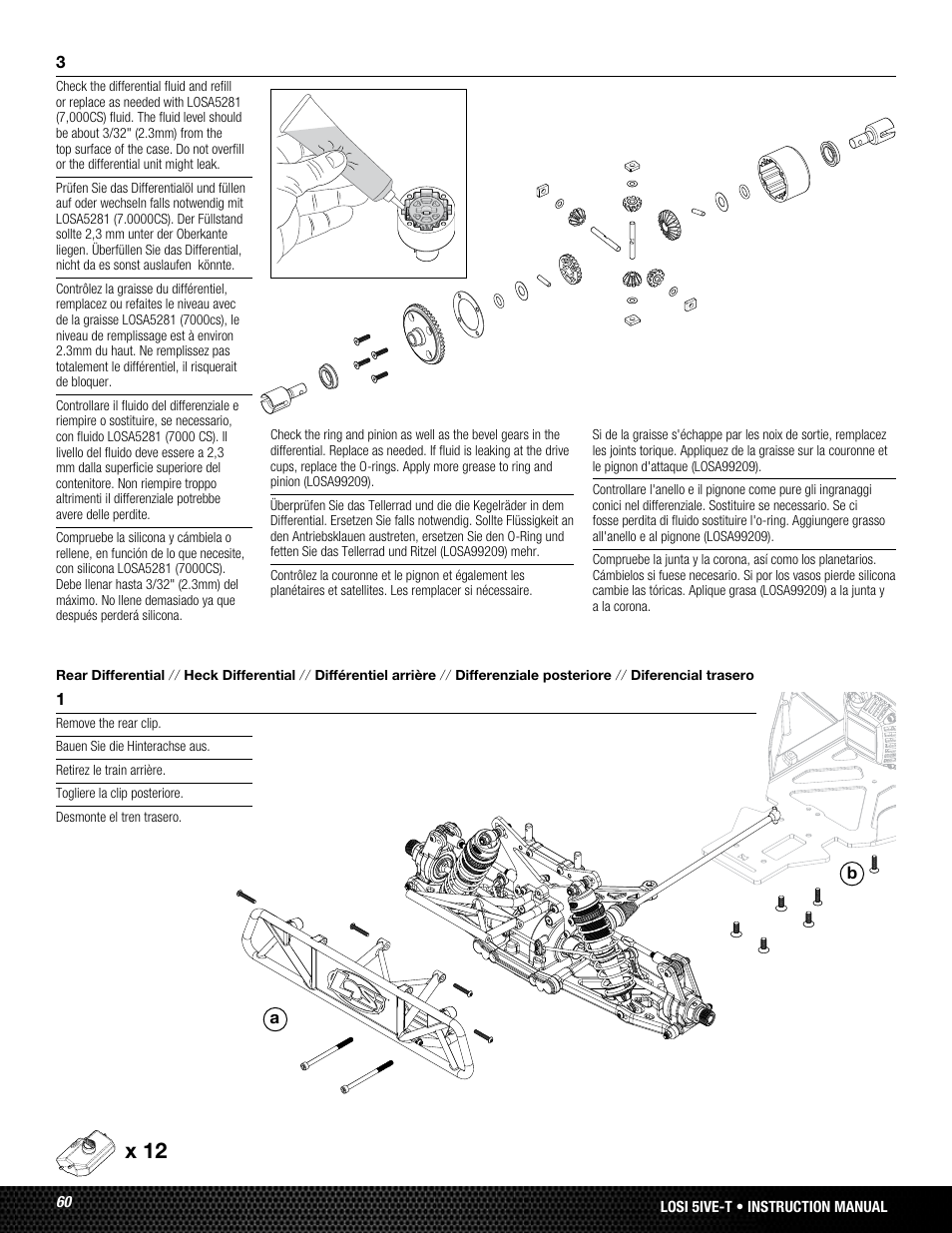 X 12 | Losi LOSB0019WHTBD User Manual | Page 60 / 96