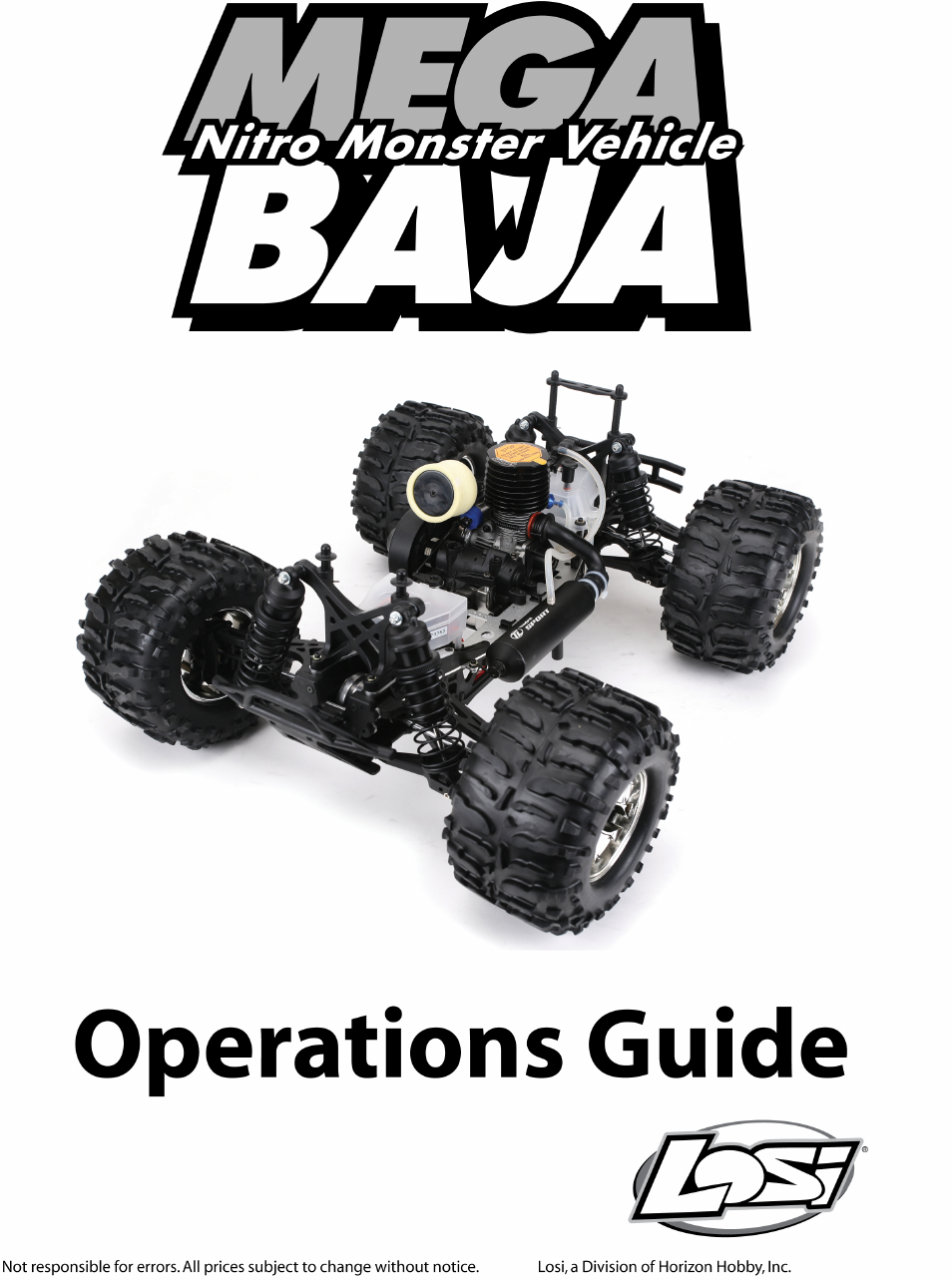 Losi LOSB0013 User Manual User Manual | 15 pages