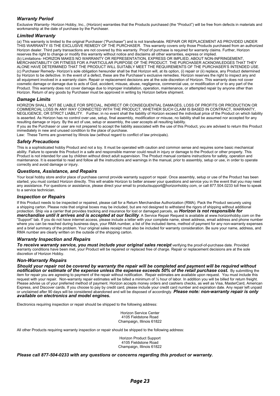 Losb0013_mega-baja-lores_manual 23.pdf, Page | Losi LOSB0013 User Manual User Manual | Page 14 / 15