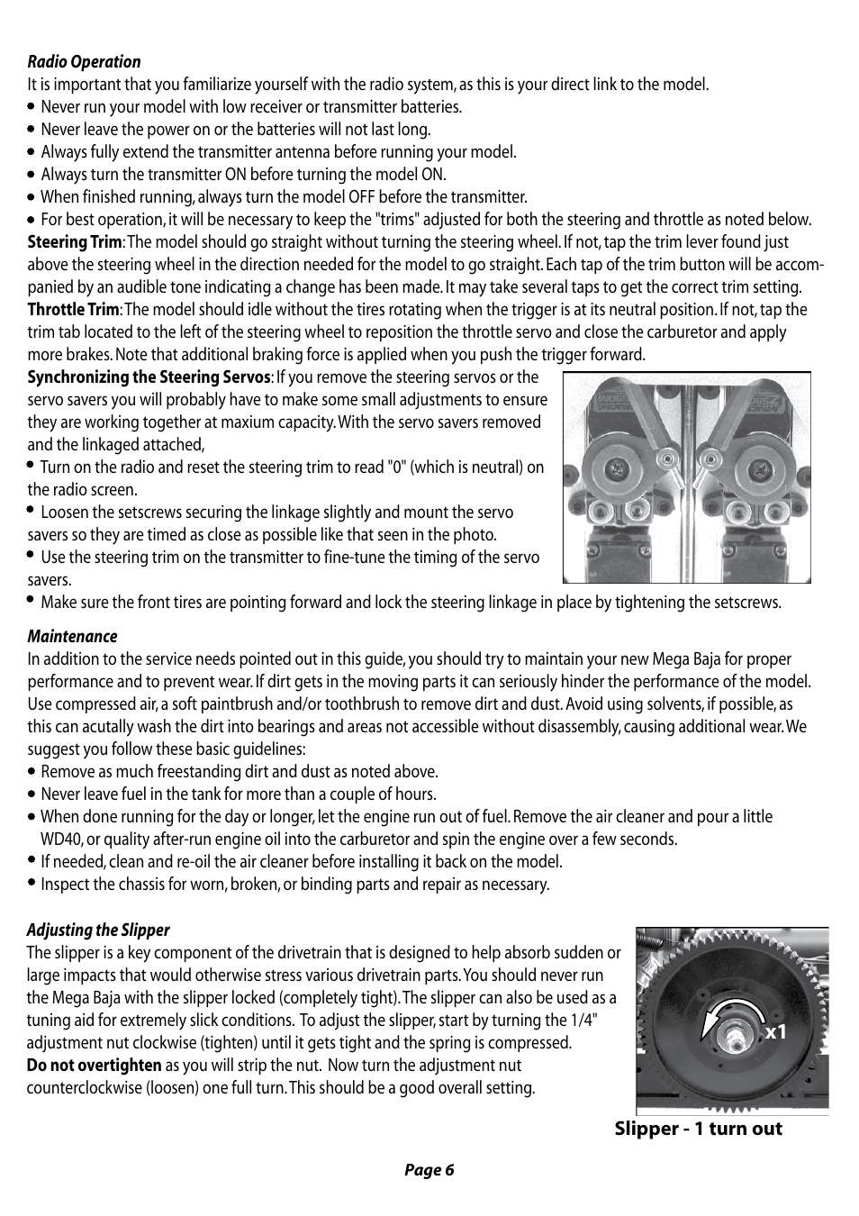 Losb0013_mega-baja-lores_manual 6.pdf | Losi LOSB0013 User Manual User Manual | Page 6 / 15