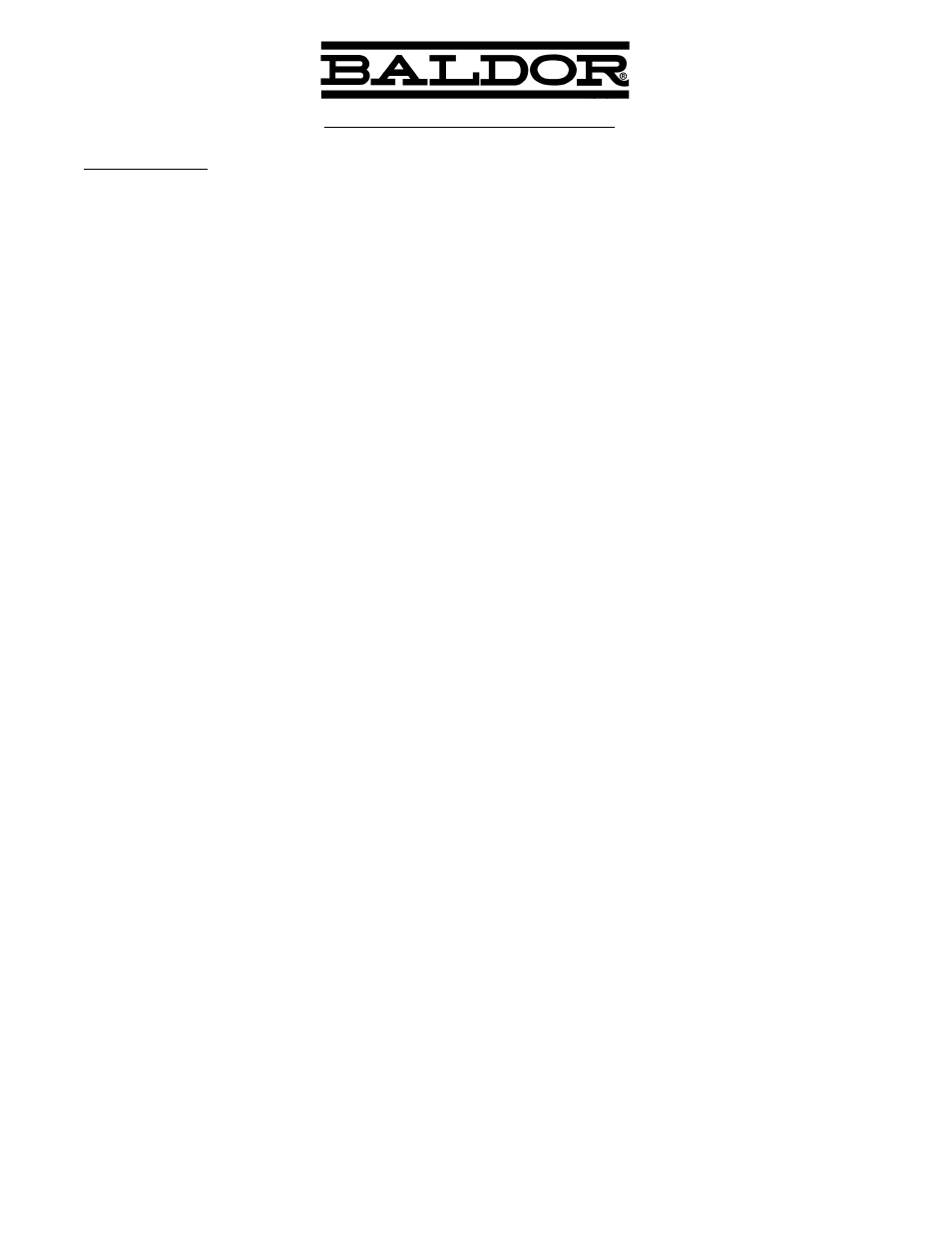 Baldor MN903 User Manual | 8 pages
