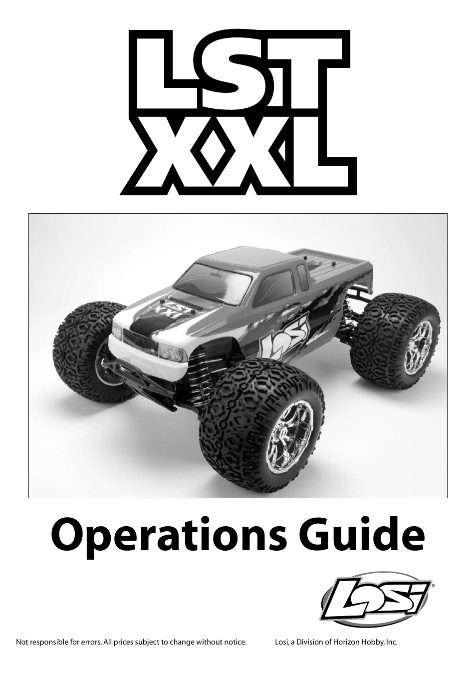 Losi LST XXL User Manual User Manual | 24 pages