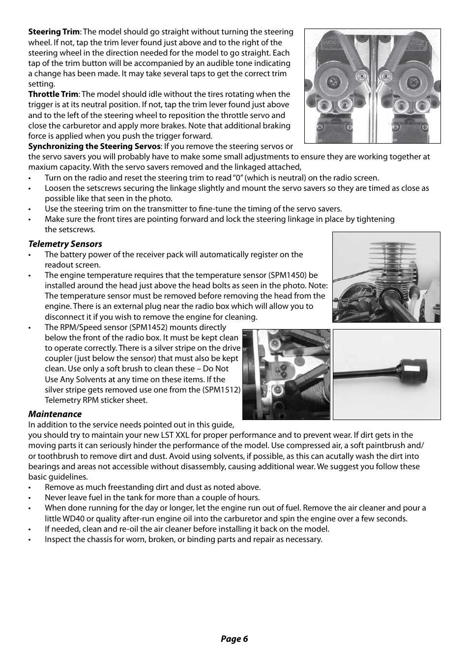 Losi LST XXL User Manual User Manual | Page 6 / 24