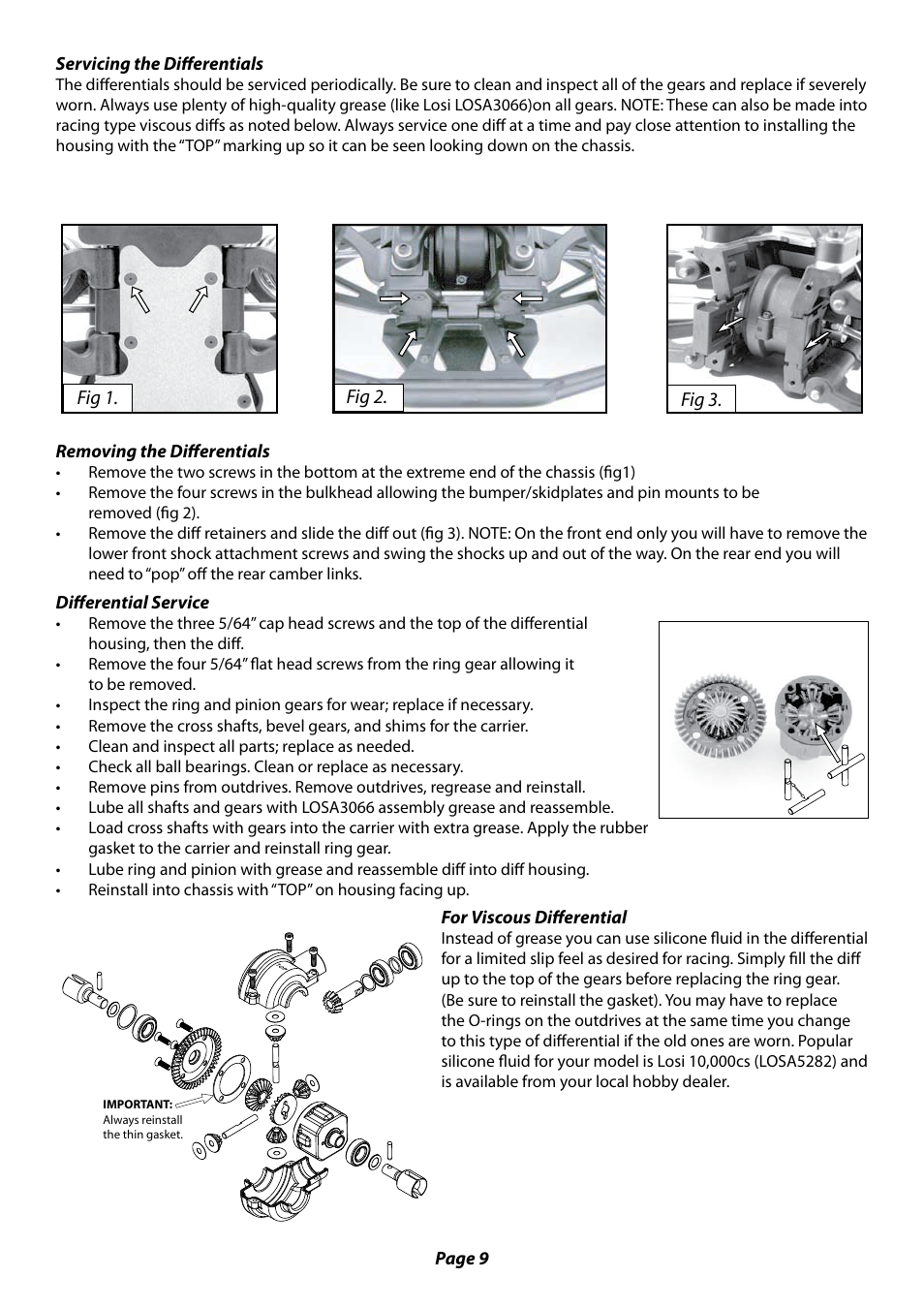 Losi LST XXL User Manual User Manual | Page 9 / 24