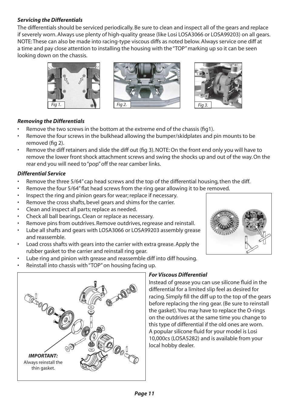 Losi LOSB0020 User Manual | Page 11 / 28