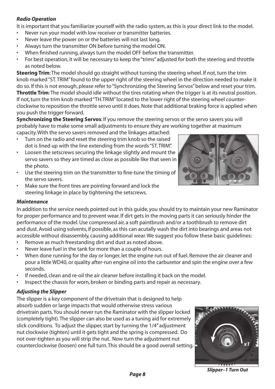 Losi LOSB0020 User Manual | Page 8 / 28