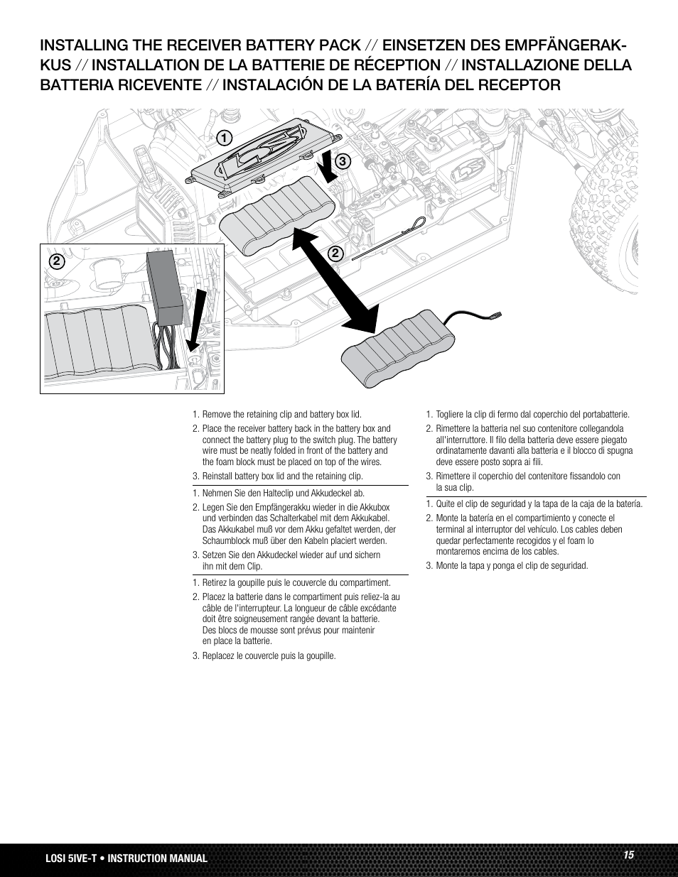 Losi LOSB0024 User Manual | Page 15 / 64