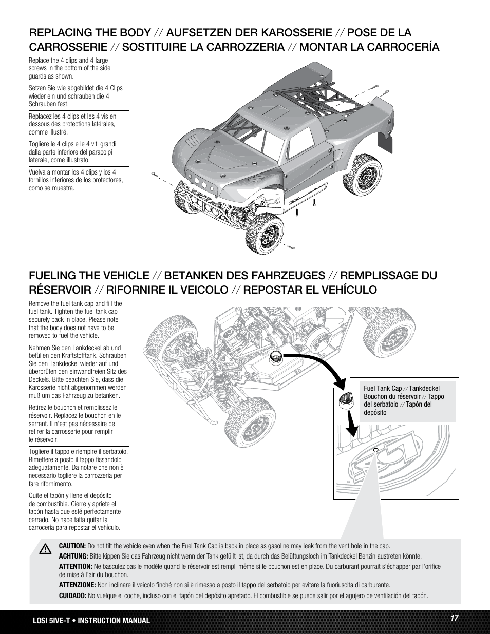 Losi LOSB0024 User Manual | Page 17 / 64