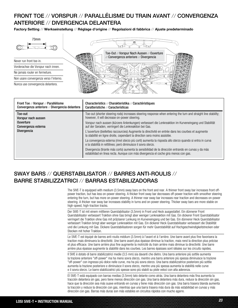 Losi LOSB0024 User Manual | Page 23 / 64